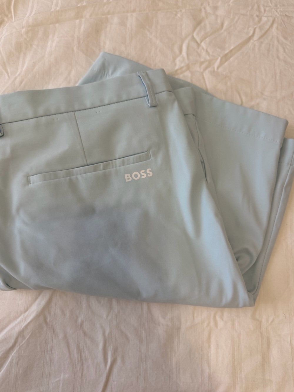 BOSS Hugo Boss Men’s Light Blue Performance Golf Shorts Size 38R